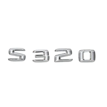 За 220SE W111 W116 W126 W140 W220 W221 W222 S320 Емблема на Задната Врата на Колата Букви на Лого Стикер Икона Украса