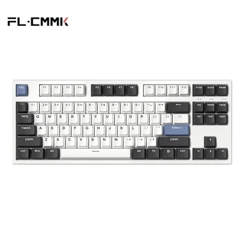 FL · ESPORTS GP87 Трехрежимная механична клавиатура 87 клавиши RGB с възможност за гореща подмяна на 2,4 G безжична Bluetooth Жична Win /Mac / iPad