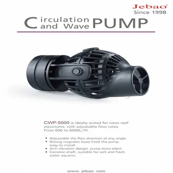 Нов Jebao Wave Maker Помпа За Крема Clow CWP-5000 С Регулируем Посоката на Потока За Аквариум С Морски Коралови Рифове