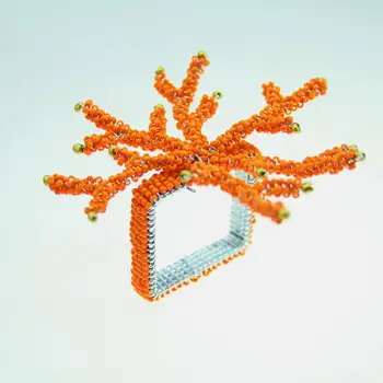 бяло градините или коралово пръстен за салфетки, на едро за евтини държач за кърпички сватбена украса qn14042101
