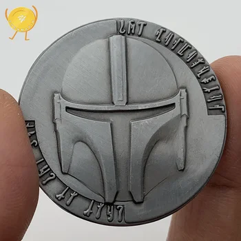 Галактическата империя Мандалорская Възпоменателна Монета Мандалорские воини Медал на Честта Монети с Колекционерска стойност