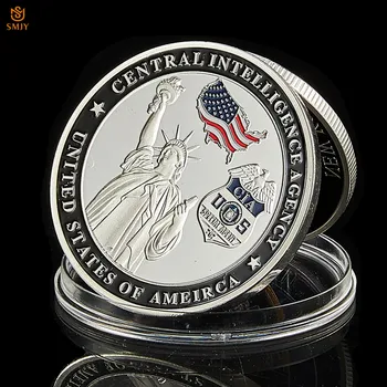 САЩ - Първа линия на отбраната на страната, Безшумни войни, Статуята на Свободата на ЦРУ на САЩ, една Сребърна монета-предизвикателство, Коллекционный икона