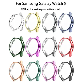 Калъф за Часа на Samsung Galaxy Watch 5 40 мм 44 мм Watch 5 44 мм 40 мм TPU Протектор на Екрана Броня Калъф Защитно покритие Рамка