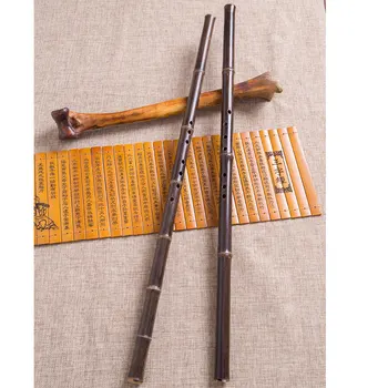 Лилава Бамбук Флейта Xiao Нулева Основна Възрастен един старт на Професионална Висококачествена Изискана 8 Дупки E F G Китайската вертикална бамбук флейта 1бр