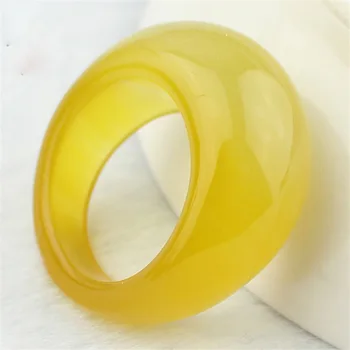 Истински зелен жълт ахат нефритовое пръстен crystal или пръстени, мъжки дамски пръстен нефрит бижута щастлив камък нефритовое пръстен на пръста на марката