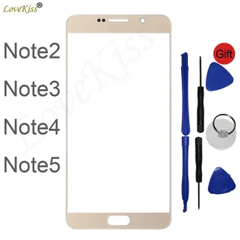 За Samsung Galaxy Note 2 3 4 5 N7100 N9000 N910 N920 Note4 Note5 Сензорен Екран, Тъчпад Преден Панел Дигитайзер Стъкло TP Подмяна на