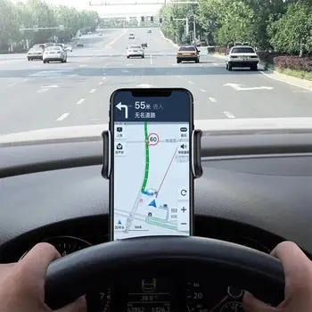 360 Градуса на Въртене на Арматурното Табло на Автомобила Притежател на Мобилен Телефон, GPS Титуляр на Универсален Арматурното Табло на Автомобила Телефон Скоба За iPhone Samsung Xiaomi