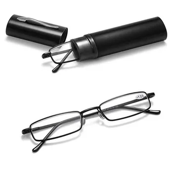 ибуде +1.0 +1.5 2.0 2.5 Очила За Четене С Дръжка за Носене За Тръба За Мъже И Жени Ultralight Преносим Компютър HD Дальнозоркие Нови Очила