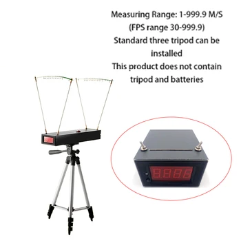 30-9999fps Pro Velocimetry Уреди за измерване на скорост на измерване на скоростта Прашка Измерване на Скоростта на Лук Хронограф За Стрелба с Играчки