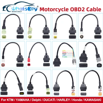 За КТМ OBD2 Диагностичен конектор Мотоциклет За вашия мотор YAMAHA За HONDA Moto За SUZUKI За Kawasaki OBD 2 Удлинительный кабел