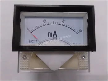 Измерване на постоянен ток 85C17 DC 0-30mA Показалеца Аналогов Панел М Амперметра70*40 мм