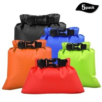 5 Бр. Външни Непромокаеми Торби За Съхранение на Сухи Чанти, Чанти за Съхранение на Камера на Смартфон за Плаващи Водни Спортове
