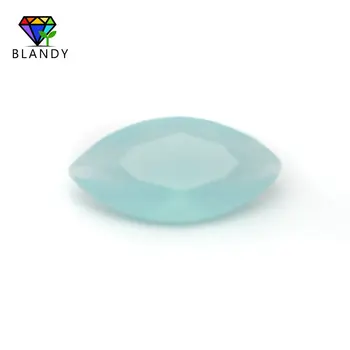 2x4 ~ 8x16 мм Млечно Зелен Цвят Маркиз Формата на Стъклено Бижу Стъклени Мъниста Синтетични Скъпоценни Камъни За Бижута