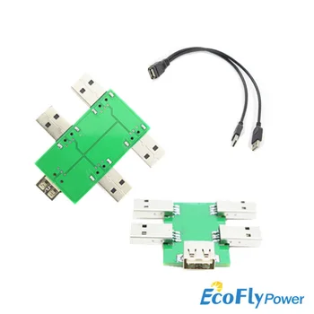Слънчеви Панели за Паралелен, USB 2 и 1 Адаптер Кабел за зареждане бързо зареждане на usb зарядно устройство