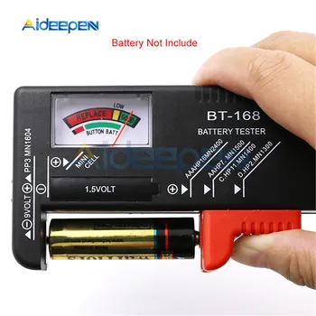 BT-168 AA/AAA/C/D/9/1,5 В Универсална батерия Бутон Cell Батерия С Цветови кодове Метър Показва Волта Тестер за Проверка на BT168 Мощност