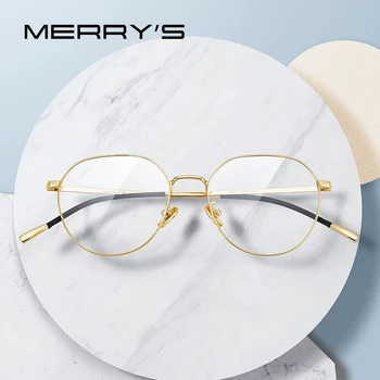 MERRYS DESIGN Модни Дамски рамки за очила ултра-леки очила Реколта Предписани Очила, Оптични рамки S2505