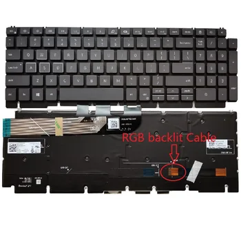 НОВА Бразилия САЩ RGB с Червена Подсветка За Dell G15 Ryzen Edition 5510 5511 5515 5520 0R2GPD 0THG34 0DKDXH Клавиатура на Лаптоп Английски