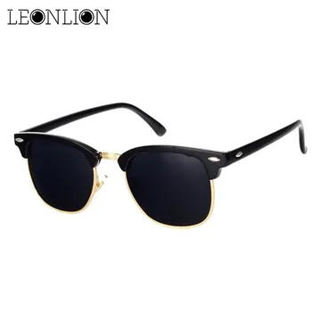 LeonLion Поляризирани Очила Без Рамки, Дамски/Мъжки Поляризирани UV400, Класически Маркови Дизайнерски Ретро Слънчеви Очила Gafas De Sol