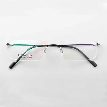 YOUTOP 2018 Нова дограма без рамки B титановая мъжки рамки за очила от късогледство, рамки за очила 6020