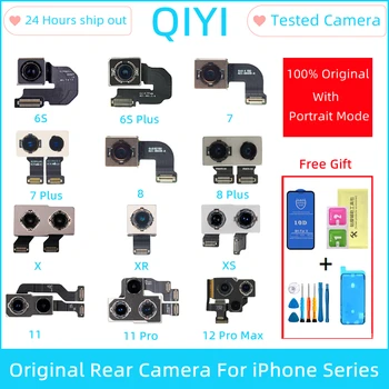 Оригиналната Задна камера QIYI за iPhone 6S 7 8 Plus X XR XS 11 12 PRO MAX Задната камера за камерата X XR XS с Портрет режим