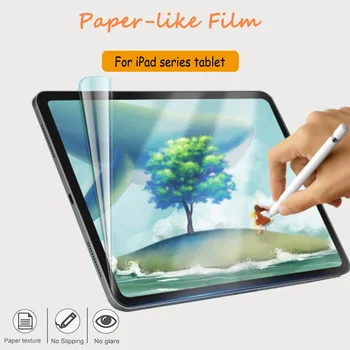 HD Планшетная Книжен Фолио За iPad 8 9 2021 Pro 3 4 Air 4 5 Mini 4 5 Живопис Write Tablet Screen Protector ПАТ Меки Защитни Фолиа