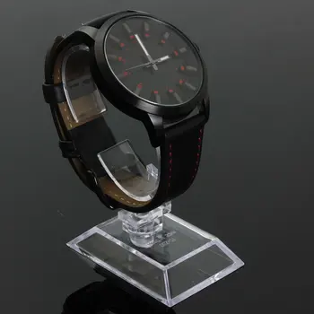YCYS-1ps Прозрачна акрилна гривна часовник дисплей притежателя поставка багажник магазин витрина дрехи-високо качество