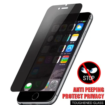Защитно Фолио от Закалено Стъкло срещу Шпионски софтуер за iPhone 11 12 Pro 6S 7 8 Plus SE XS Max XR X Privacy Screen Protector
