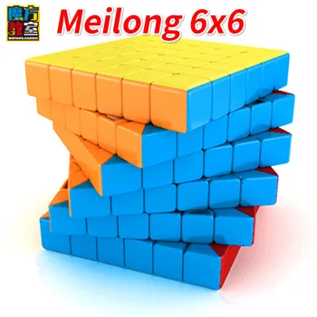 Moyu Cubing в Класната Стая Meilong 6x6 7x7 Магистралата Куб Черна Фея Пъзел Без Етикети 6x6x6 7x7x7 Нео Cubo Играчки за Деца