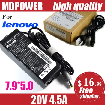 MDPOWER За LENOVO ThinkPad E10 E120 E125 E130 E135 Лаптоп захранване за лаптоп ac адаптер, зарядно устройство, кабел 20 4,5 A