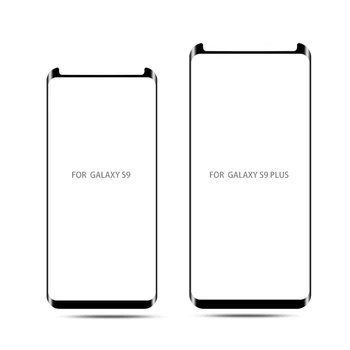 За Samsung Galaxy S9 Plus Note 8 S8 Plus Защитно Фолио За екрана 9H 3D Наполовина Извити Защитно Фолио Стъкло Корпус Приятелско Закалено Стъкло