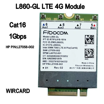 L860-GL FDD-LTE TDD-LTE Cat16 4G Модул 4G Карта СЕП #L40752-001 1 gbps За лаптоп HP