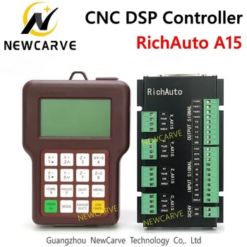 Richauto A15 Многошпиндельный 3-аксиален DSP Контролер с ЦПУ A15s A15e Автономна USB Система за Управление на Трафика Ръководство За Смилане на Струг С ЦПУ NEWCARVE