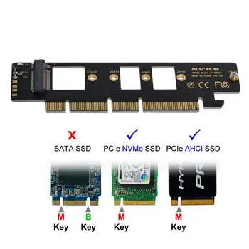 CY NGFF M. 2 M-key NVME AHCI SSD за PCI-E 16x 3.0 4x Адаптер за 110 мм 80 мм SSD