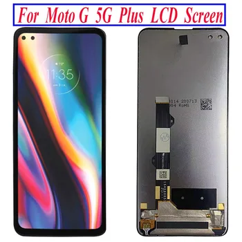 Оригинален За Motorola Moto G 5G Plus LCD дисплей с сензорен екран Дигитайзер възли За Мото G 5G Plus XT2075, XT2075-3 LCD дисплей