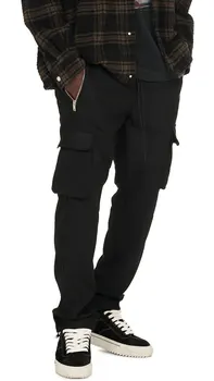 27-46 Нов 2021 Мъжки дрехи ХИП-хоп на Улицата гащеризон с множество джобове на Панталони Панталони костюм плюс размера на етап костюми, певци
