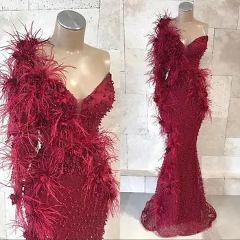 Абитуриентски рокли на Русалка с едно рамо 2021 Дантела и Мъниста С 3D Цветен Аппликацией Дължина До Пода Вечерни Рокли По Поръчка vestidos de gala