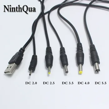 NinthQua 1 бр. USB порт за 2.0*0.6 2.5*0.7 3.5*1.35 мм 4,0*1,7 м 5.5*2.1 5.5 3.5*1.1 мм 5 В dc Жак за Съединител за захранващ Кабел