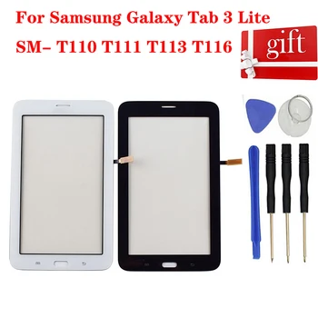 Сензорен Екран За Samsung Galaxy Tab 3 Lite SM-T110 T111 T113 T116 Сензорен Екран Дигитайзер, Тъчпад Стъклен Тъчпад