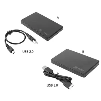 2,5-инчов твърд диск SSD Калъф Sata към USB 3.0/2.0 Твърд диск Кутия Корпус Адаптер
