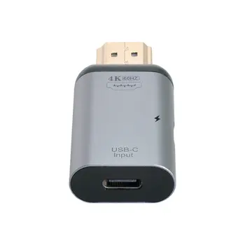 USB-C Тип C Женски Източник на храна за HDTV приемник HDTV, и PD захранващ Адаптер 4K 60hz 1080p за телефон и Лаптоп
