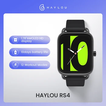 Умен часовник Haylou RS4 Глобалната версия На поръчка циферблат Монитор на кислород в кръвта на 12 Спортни Модели Монитор на Сърдечната Честота Monito Sleep 