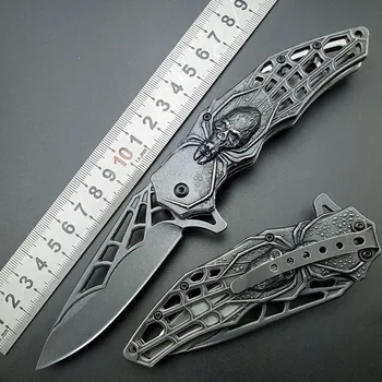 Spider Stonewash 440C Сгъваем Нож Тактическо Складное Дизайн Нож Паяжини Ножове Стръмни инструментите за оцеляване На Открито Безплатна доставка