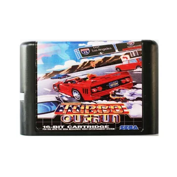 Turbo Outrun 16 бита MD Игрална карта За Sega Mega Drive За SEGA Genesis