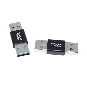Конектор USB 3.0 Конектор USB 3.0 Тип A Штекерный Адаптер Конвертор Удлинительный Кабел Штекерный Конектор
