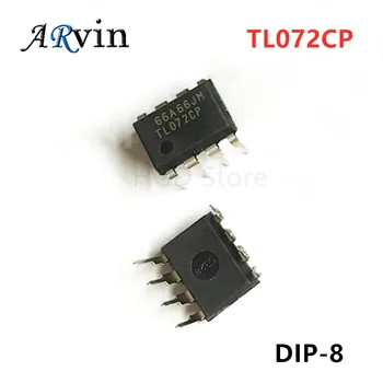 10ШТ TL072CP DIP8 TL072 DIP TL072CN DIP-8 нова и оригинална чип