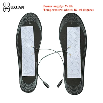 1бр 17,5*4,5 см 5 В USB Чорапи С Топъл От Въглеродни Влакна Подложки Електрически Стелки С Топъл Зимни Топли Ръце Ръката на Талия Ръкавици С Топъл
