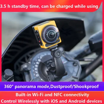 Оригиналната Панорамна Водоустойчива Камера със защита от разклащане на Kodak SP360 градуса, HD Записващо устройство за управление на мотоциклет, Многоугольная Стрелба