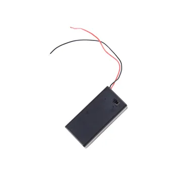 1бр Черен Държач на Батерията 9 с превключвател за включване / Изключване на 9-волтов захранващ Блок