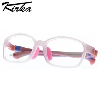 Kirka TR90 Детски Рамки За Очила Гъвкави Квадратни Очила За Момчета И Момичета, Оптични Рамки За Очила По Рецепта на Късогледство Детски Очила Frame9005
