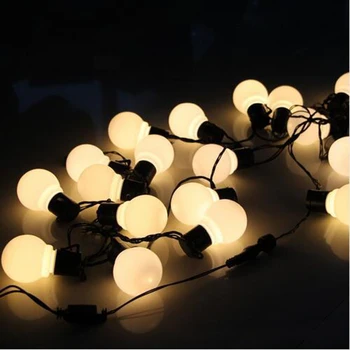 Светлина ред топчета улица гирлянди Г40 светлина на LED открито светне като коледна декоративни светлина за осветяване на празника градина на закрито